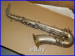 Vintage Silver Plate Martin Handcraft Alto Saxophone