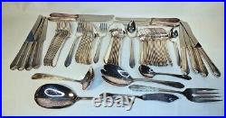 Vintage Silver Plate Oneida Madelon Oneida Flatware Set 78 pieces