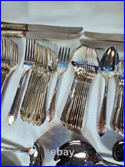 Vintage Silver Plate Oneida Madelon Oneida Flatware Set 78 pieces