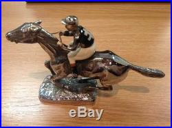 Vintage Silver Plate Race Horse Car Mascot (MADE IN ENGLAND)