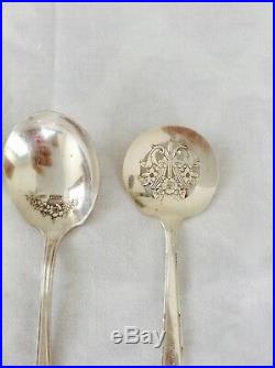 Vintage Silver Plate Spoons Flatware Oneida Community Jam Jelly Designer Rare
