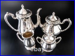 Vintage Silver Plate Tea Set Community Queen Bess