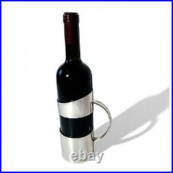 Vintage Silver Plated Bottle Holder Sabattini Lino Sabattini 1968