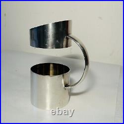 Vintage Silver Plated Bottle Holder Sabattini Lino Sabattini 1968