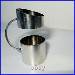 Vintage Silver Plated Bottle Holder Sabattini Lino Sabattini 1968