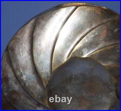 Vintage Silver Plated Brass Vase