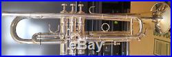 Vintage Silver Plated Burbank Benge #5 Bell 5X Professional Trumpet/Great Player