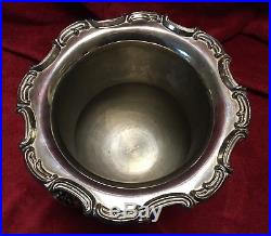 Vintage Silver-Plated Champagne Bucket with Stand Wine Chiller cooler/ ice urn