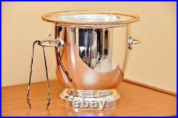Vintage Silver Plated Champagne Chiller/ Ice Bucket Made in Italy