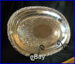 Vintage Silver Plated Deep Serving Dish