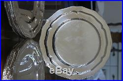 Vintage Silver Plated Dishes/Plates 11 Dragohead Hallmark Lot of 12