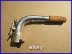 Vintage Silver Plated King Zephyr Baritone Saxophone 1949 Double Socket Neck