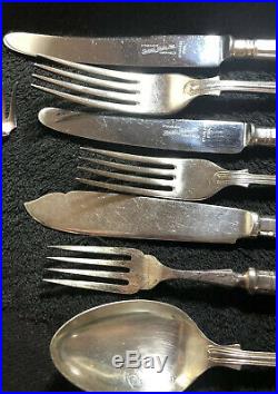 Vintage Silver Plated Kings Pattern Cutlery Of 60 pieces 6 Setting