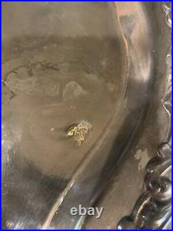 Vintage Silver Plated Lazy Susan