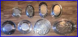 Vintage Silver Plated Pieces Lot Of 8