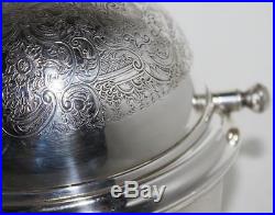 Vintage Silver Plated Revolving Caviar Dish PL1165