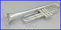 Vintage Silver Plated Schilke B2 Professional Trumpet with Original Schilke Case