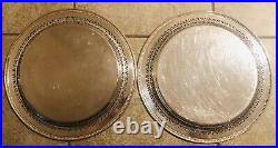 Vintage Silver Plated & Silver Mixed Serving Dish Lot & Silent Butler 6lbs Total