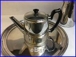 Vintage Silver Plated Tea/Coffee Set 5 Items Elkington & Co, Never Used Mint