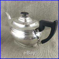 Vintage Silver Plated Teaset Teapot Jug Bowl Viners of Sheffield 3 Piece