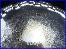 Vintage Silver Plated Tray Large Drinks Serving KAYSER ELLISON & CO Sheffield