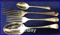 Vintage Silver Plated Walker & Hall / Other Mixed Cutlery Set Of 41 Pieces