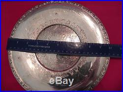 Vintage Silver Plated William Rogers Meadowbrook Round Variety of Plates