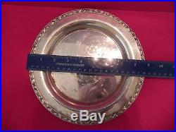 Vintage Silver Plated William Rogers Meadowbrook Round Variety of Plates