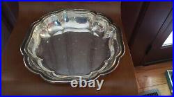 Vintage Silver Serving Dish Alex Cross Co. 1981 Marked FrenchChurch London 343 10