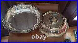 Vintage Silver Serving Dish Alex Cross Co. 1981 Marked FrenchChurch London 343 10