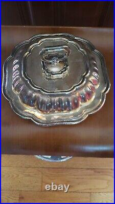 Vintage Silver Serving Dish Alex Cross Co. 1981 Marked FrenchChurch London 343 10