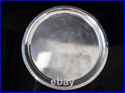 Vintage Silver Soldered Serving Tray Hershey's Country Club Circa 1968