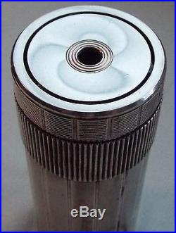 Vintage Silver-plate S. T. Dupont de Paris Cylinder Table Lighter