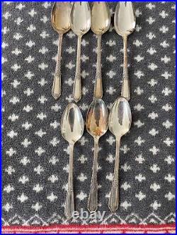 Vintage Silver plated flatware set WW Rogers 49 pieces