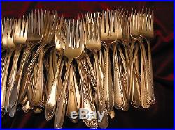 Vintage Silverplate Salad Dessert Forks Lot of 50 Wedding or Restaurant Flatware