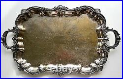 Vintage Silverplate Serving Tray Birmingham Silver Co