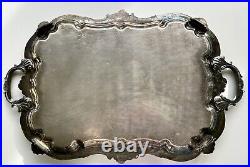 Vintage Silverplate Serving Tray Birmingham Silver Co