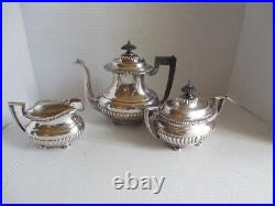 Vintage Silverplate Tea Pot Coffee 3 Piece Set Reed & Barton 5100