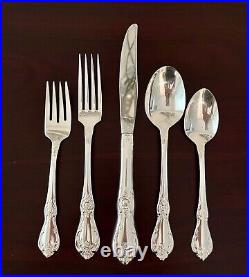 Vintage Silverplated Flatware Set For 8 People + Serving Dishes WMA Rogers