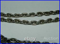Vintage Sterling Silver 925 Necklace Chain Anchor Men's Womens Weaving 26.43 gr