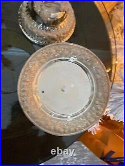 Vintage Stirling Silver Plate Covered Round Serving Dish