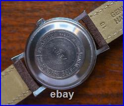 Vintage TIMEX Jumbo 37mm Automatic Plated Case Men's Watch Raised Markers Dial