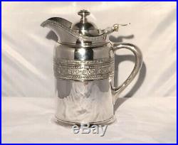 Vintage Tiffany & CO Makers Silver Soldered 2 Qt / 4 Pints Pitcher Circa 1900