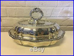 Vintage Tiffany & Co. Silver Soldered Plated Silver Covered Vegetable Dish