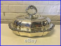 Vintage Tiffany & Co. Silver Soldered Plated Silver Covered Vegetable Dish