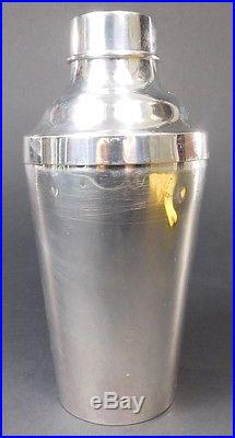 Vintage Tiffany & Co Silverplate Shaker Bottle Cup Bar Flask 322 Grams 2109