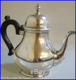 Vintage Tiffany & Co. Sterling Queen Anne Line Tea Pot monogram