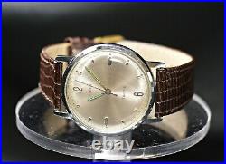 Vintage Timex Eletric France Chrome Plated Stainless Steel Men's Watch