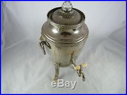 Vintage Universal Silverplate Coffee Urn / Percolator & Matching Sugar & Creamer