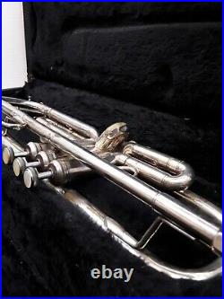 Vintage Vincent Bach Mercedes Trumpet Silver Plate #225266